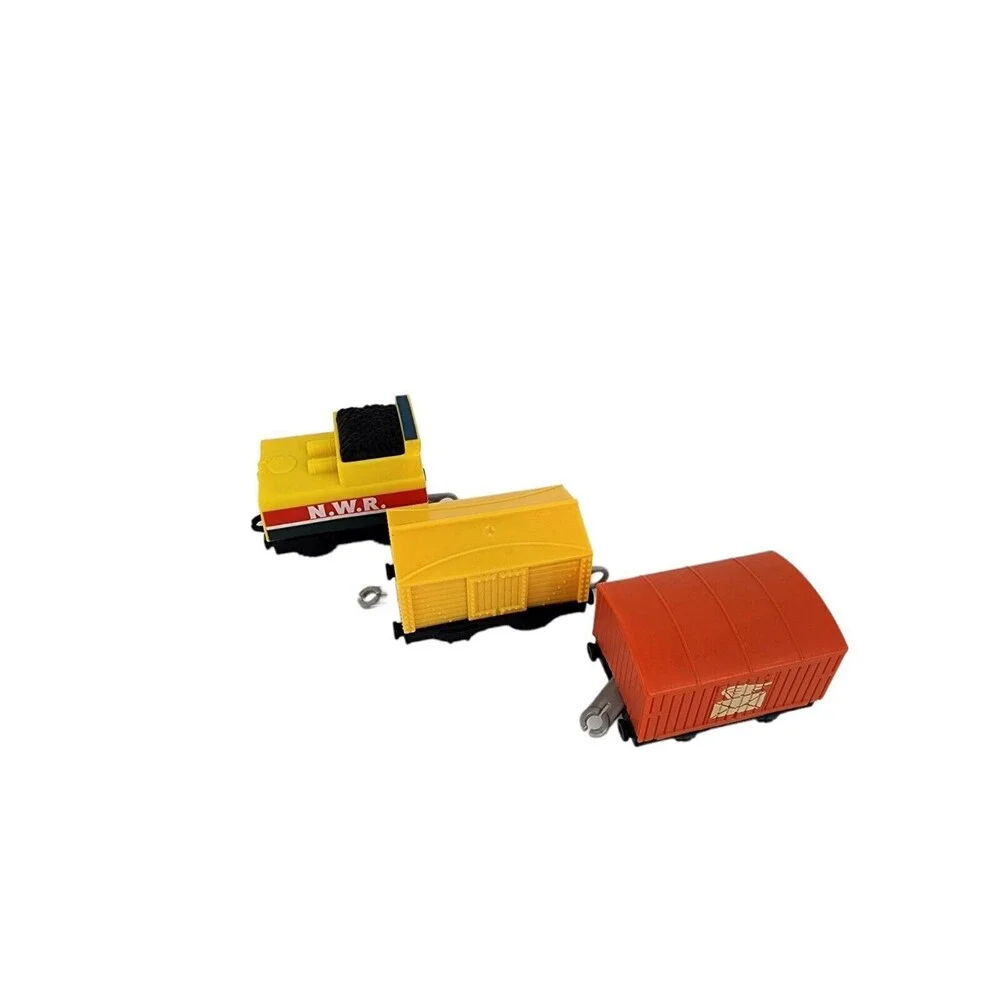 Thomas The Train Trackmaster James and Salty & 5 Various Train Car Tenders